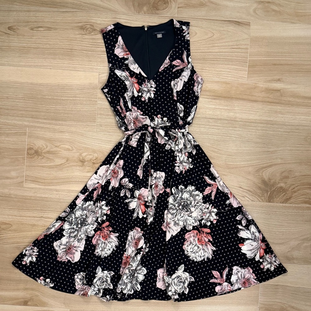 Tommy Hilfiger Floral Black Dress